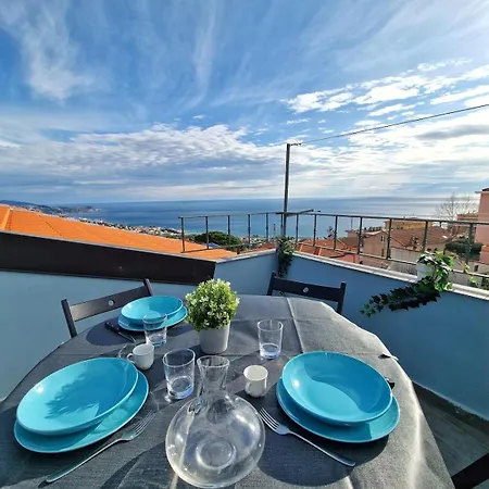 Free Parking - Panoramic Terrace With Sea View Σαν Ρέμο